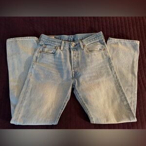 Levi's 501 Light Blue Straight Leg Men’s Jeans 32x32